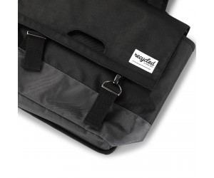 Paire Sacoches Velo urban proof 40L recyclees Noir/Gris