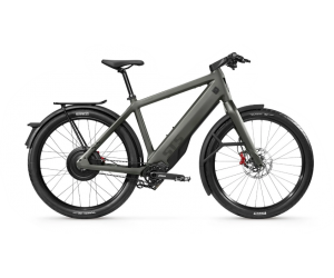 Stromer ST5 Smartshift - Taille L - Fourche Rigide - Tige de selle Kinekt - Couleur Kaki- Batterie 983Wh